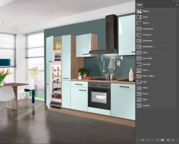 Professional Multiple Clipping Path & Product Editing