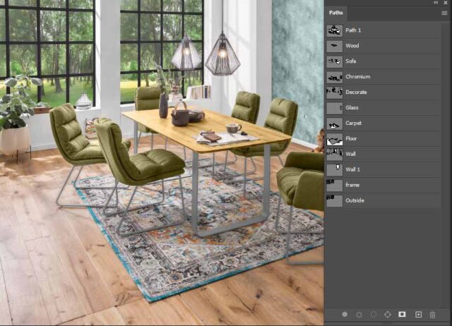 Professional Multiple Clipping Path & Product Editing